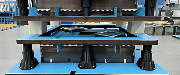 Innovation in honeycomb board die-cutting. Marbach enables die-cutting on both sides for even thicker materials and higher quality.