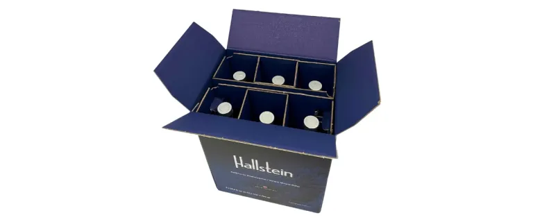 DS Smith & Alpine water develop fibre packaging for Hallstein Bottles